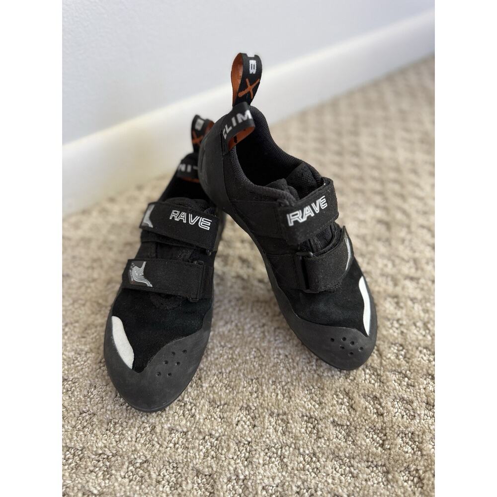 Climb X Rave Strap Climbing Shoes, 3.5 US. Climbing Bouldering Shoes EXCELLENT